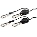 Growsun Pair of 1/8 inch Adjustable Grow Light Hangers Rope Clip Hanger Ratchet for Growing Tent