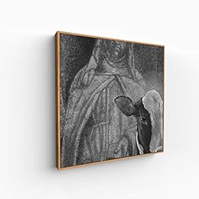 Canvas Wall Art for Living Room, Bedroom Portrait Framed Canvas Prints for Home Decoration Ready to Hang - 16x16 inches