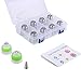 YIHONG Set of 8 Russian Piping Pips with Storage Box, Baking Supplies with 8 Icing tips, 1 Leaf tip Cake Decorating Tips for Cookies Birthday Wedding Cake