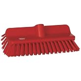 Vikan 70474 Brush,High-Low,Medium,10",PP/PBT,Red