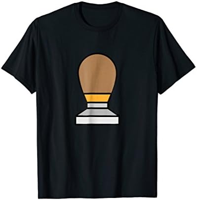 Mens Barista Tamper Coffee T-Shirt XL Black