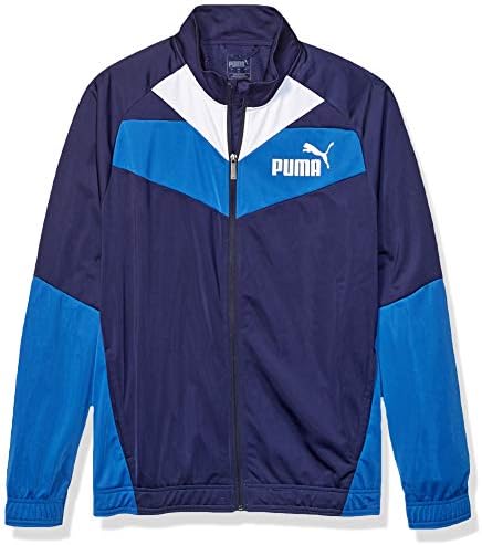 puma blue and white jacket