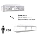 VINGLI 10' x 30' Canopy Wedding Party Tent with 8 Removable Sidewalls,Upgraded Steady Sunshade Shelter Shed Outdoor Event Gazebo Pavilion Patio,w/ Carrying Bag