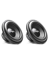 (2) Skar Audio SDR 12 D4 12 "1200 vatios Potencia máxima Potencia doble Subwoofer para automóvil de 4 ohmios