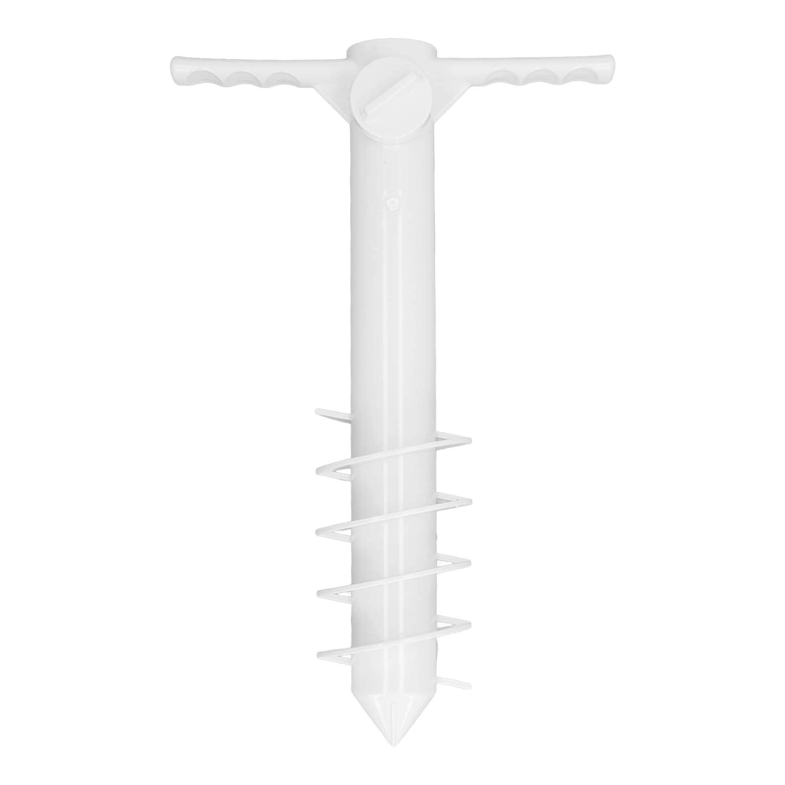 Beach Umbrella Sand Anchor, Safe Umbrella Holder Stand, Has 5 Layers of Threads to Arrive Deep Into the Sand or Soil for Better Retention