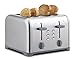 Kenmore 40605 4-Slice Toaster with Dual Controls in Stainless Steel