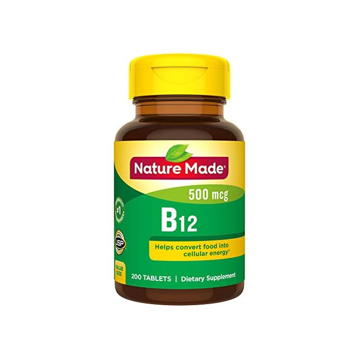 Nature Made Vitamin B12 500 mcg. Tablets
