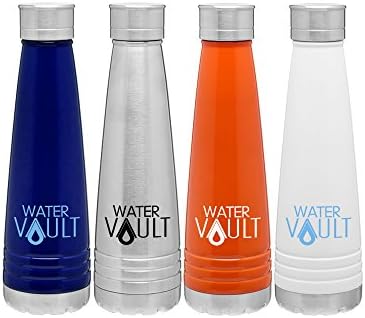 Sip n Swig Insulated Stainless Steel Water Bottle ? BPA Free Double Walled Thermal Vacuum Keeps Drinks Hot or Cold ? Kid Safe-14oz Orange