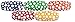 LBI Hard Eyeglass Case, Glasses Holder For Women, Men, Girls, Boys- Polka Dot, Red, Medium / Large