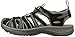 KEEN Women's Whisper Closed Toe Sport Sandals, Black/Neutral Gray, 9.5