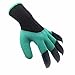 Inf-way Garden Genie Gloves, 2 pairs of Both Hand Claws Gardening Gloves for Digging & Planting