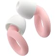 2 Pairs Silicone Ear Plugs - 33dB Noise Reduction For Sleep, Concerts, Travel - Pink With Case - View #3