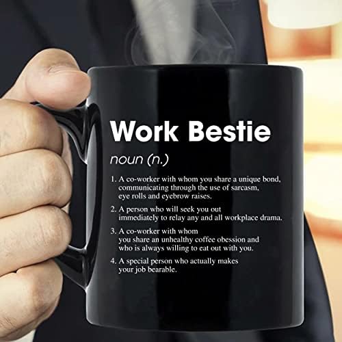 SILEGEND Work bestie definition mug,work bestie mug,mugs for work