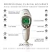 Zoe+Ruth Non Contact Forehead Thermometer for Adults, Kids and Baby, No Touch Digital Infrared Fever Alert. Instant Read. Protective Plastic Case Included.