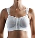 CAREFIX Bella Front Closure Comfort/Sleep Bra #3212, White 2XL