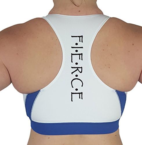 Workout &amp; Yoga Fierce Sports Bra. High Impact Racerback Women's Sport Bra. (XXL, Royal Blue)