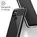 Caseology Skyfall for Google Pixel 2 XL Case (2017) - Clear Back & Slim Fit - Black