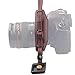 IMZ Leather Hand Grip, Beautiful Crafted & Unique Handmade Wrist Strap + Quick Release Plate for SLR DSLR Cameras: Nikon Canon Sony Pentax Olympus Panasonic - E6 Wine