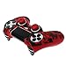 Feamos Camouflage Shell for PS4 Controller with Grip Case Joystick Caps Anti Slip Silicone Gamers Christmas Gift (Red)thumb 3