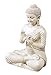 Deco 79 75317 Polystone Buddha Home Decor Product, 18