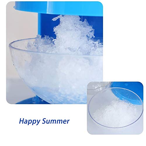 Summer Eiscrusher Maschine, Schneekegelmaschine, tragbarer Hand-Edelstahl-Eisbrecher, für den Heimgebrauch Mini… – Bild 5