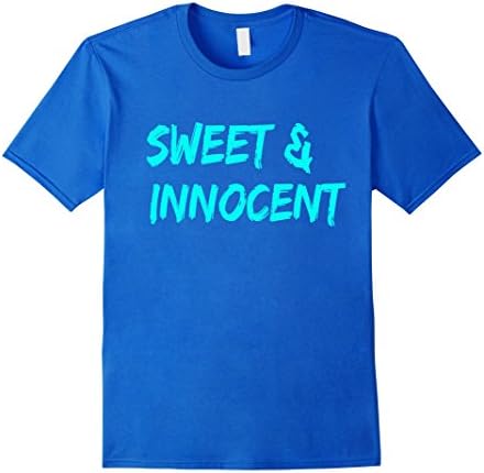 Mens SWEET AND INNOCENT Gift For Teenage Girl 2XL Royal Blue