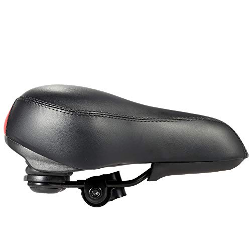 Penghayi Bicycle Soft Silicone Road Bike Bicycle Saddle Hollow MTB Cycling Bike Seat Cushion Cover Pad 10.63" 8.27"(LW) Component (Color : R)