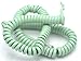 Telephone Cord Handset Curly - Phone Color Earth Day Green 25ft - Works on virtually All Trimline Phones and Princess Telephones - Landline Telephone Accessory iSoHo Phones