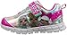 L.O.L Surprise! Girls Sneakers, Light Up Athletic Sneaker, Merbaby Queen Bee and Deva, Pink White, Size 12