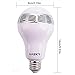 NASKY NA05 Wireless Bluetooth LED Light Lamp Bulb Speaker Smartphone Controlled Changing - White