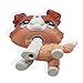 new brand #1542 Littlest Pet Shop Red Brown Collie Dog Puppy Blue Eyes Figure LPS Toy