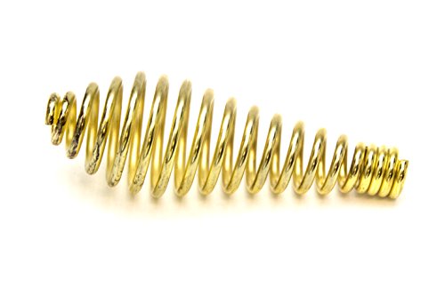 Spring Stove Handle, Brass Finish, Tapered At One End. Max Diameter: 1-1/2