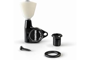 Gotoh Tuners SG301-P4N - Black - 3 per side - For Les Paul - 05112BX