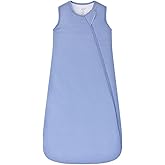 HAPIU Unisex Rayon Made from Bamboo Baby Sleep Sack TOG 1.0, 2-Way Premium Zipper, Wearable Blanket Baby