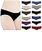 Sexy Basics Womens 12 Pack Grab Bag Spandex Hipster Panty, Colors May Vary (Small -5, Assorted Solids)
