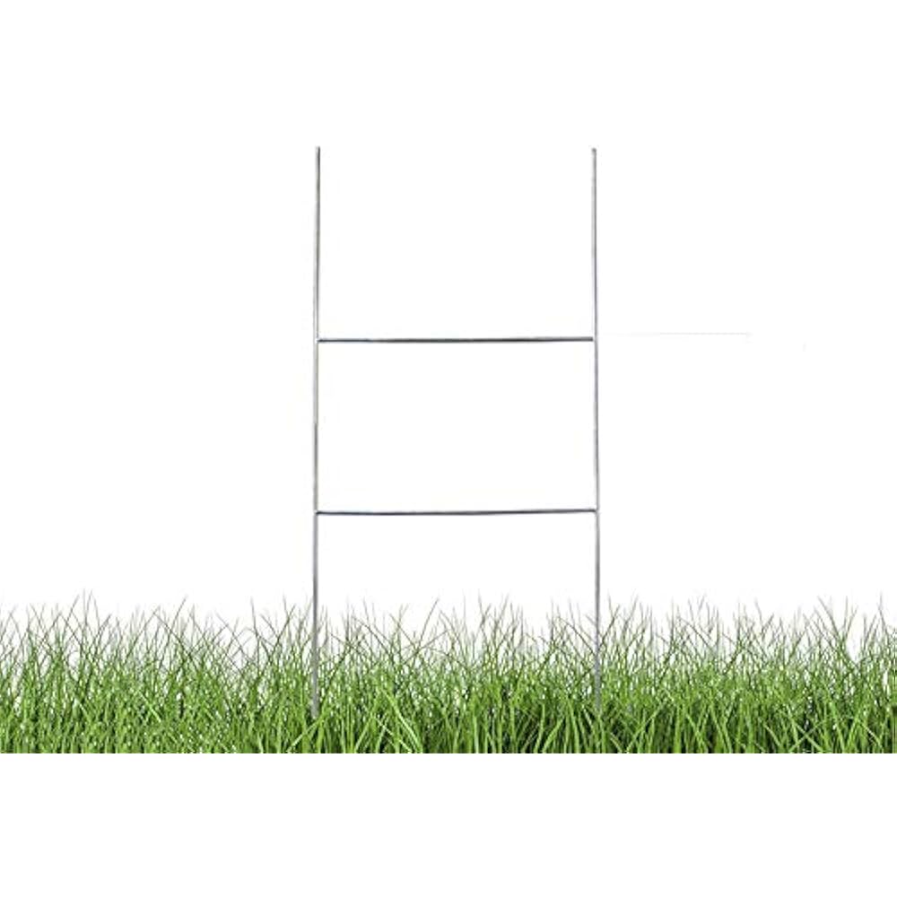 H Yard Signs Frame Wire Stakes 20"x10" 9ga Wire, Pack Of 5 Stakes