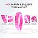 YoleShy 48 PCS Breast Cancer Awareness Bracelets Pink Ribbon Silicone Sports Bracelets for Women Men
