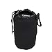 Selens Protective Drawstring Neoprene DSLR Camera Lens Pouch Bag Compatible with Olympus Panasonic, Large Size(Black)