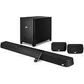Polk Audio MagniFi Max AX SR 7.1.2 Channel Sound Bar with Wireless 10" Subwoofer & SR2 Surround Speakers for Smart TV, Dolby Atmos and DTS:X, Polk's Patented VoiceAdjust & SDA Technologies, Black