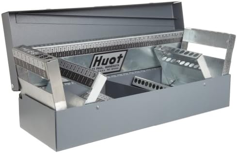 Huot 11825 Metric Combination Index with Decimal Equivalents, Holds 118 Pieces, (1 per Pack)