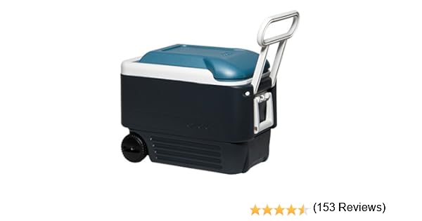 IGLOO Maxcold 40 Nevera portátil con Ruedas Unisex, Blue: Amazon ...