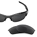 Revant Replacement Lenses for Oakley Flak Jacket sunglasses, UV Protection, Anti-Scratch and Impact Resistant, Non-Polarized Stealth Black