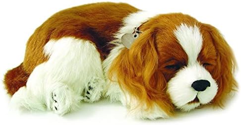PRECIOUS PETZZZ Lifelike Breathing Huggable Cute Puppy Dog Cat Birthday Gift UK by Lizzy® (Cavalier King Charles)