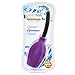 Cloud 9 Novelties Premium Deluxe Enema Douche EZ Squeeze Bulb with Soft Tip and Curved Comfort Nozzle, Purple/Black