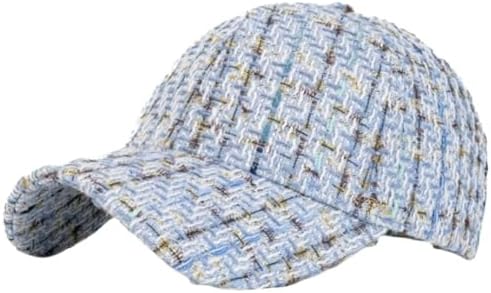 Unisex Tweed Baseball Cap Men Women Plaid Checked Dad Hat  display picture 1