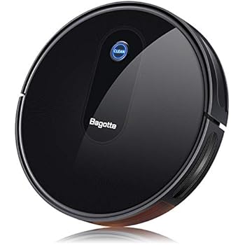 Bagotte BG600 Robotic Vacuum Cleaner, 1600Pa High Suction, 2.73