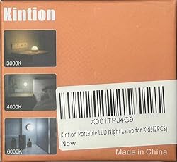 Kintion Night Light, Dimmable 8 Color Portable LED