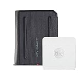 KeySmart Urban Bi-Fold Wallet with Tile Slim (Charcoal Black)