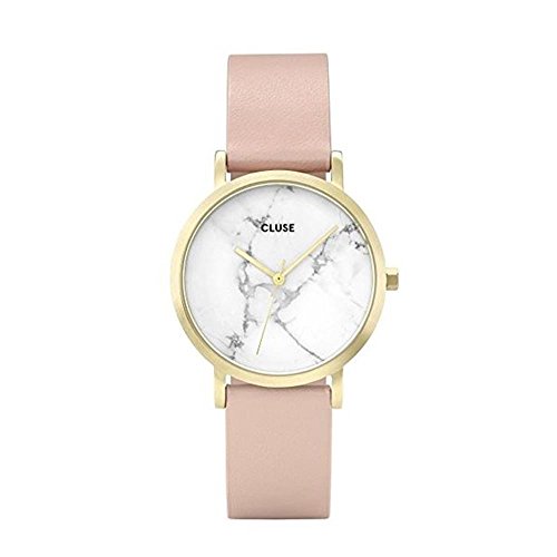 CLUSEWomens Analogue Classic Quartz Connected Wrist Watch with Leather Strap CL40101