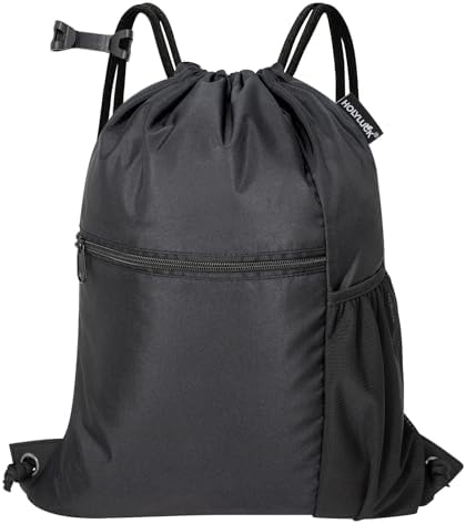 Amazon.com | COSTWAY Drawstring Backpack, Folding Sports Gym